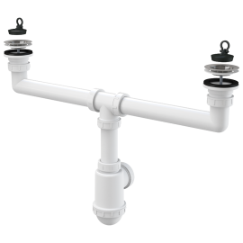 Sifon 2/2 sudopere sa prikljuckom ALCA [A449-DN40/50]